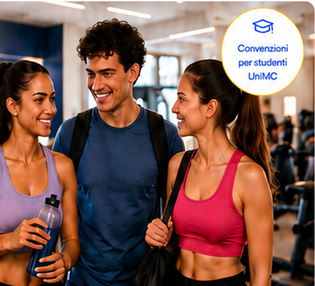 Studenti universitari in palestra