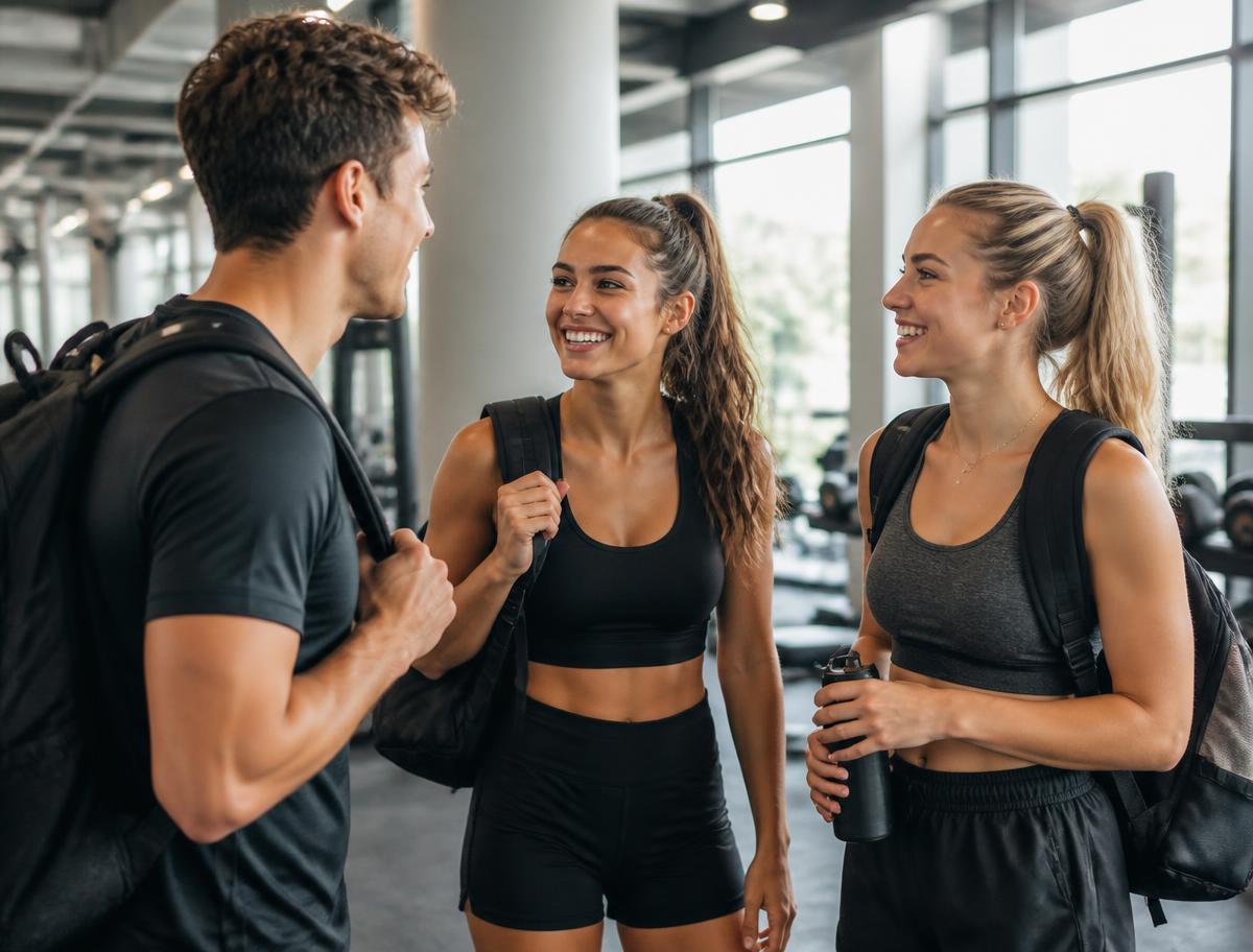 Studenti universitari in allenamento da InCentroFitness a Macerata